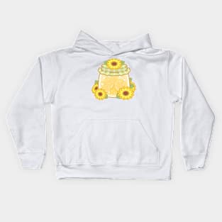 Jar of Sweet Sunflower and Lemon Jam Kids Hoodie